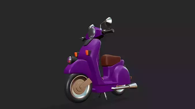 Cartoon Scooter - Tutorial Included