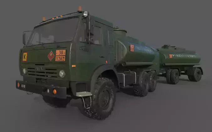 Kamaz ATZ 12 Tanker Fuel trailer