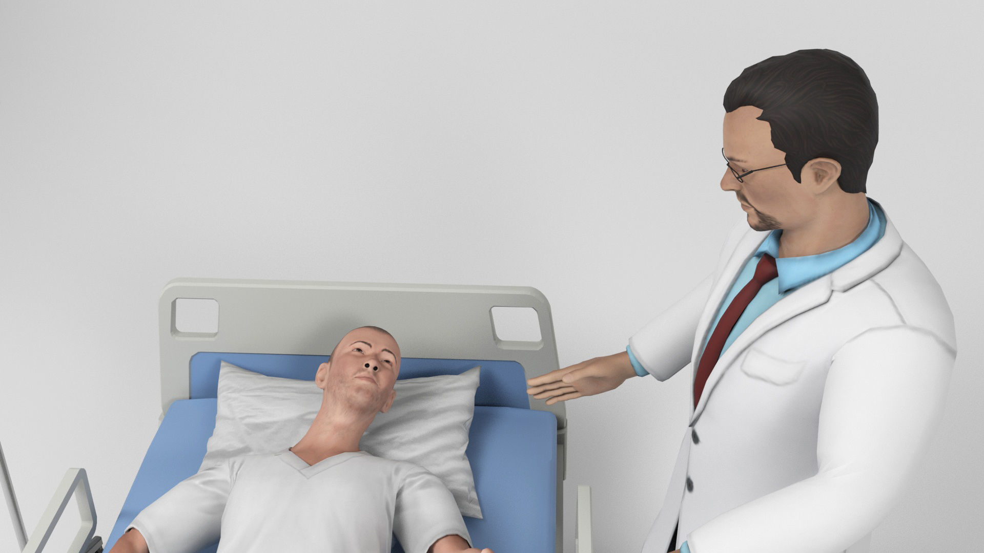 Doctor and Patient Scene 1 Low-poly 3D model_8