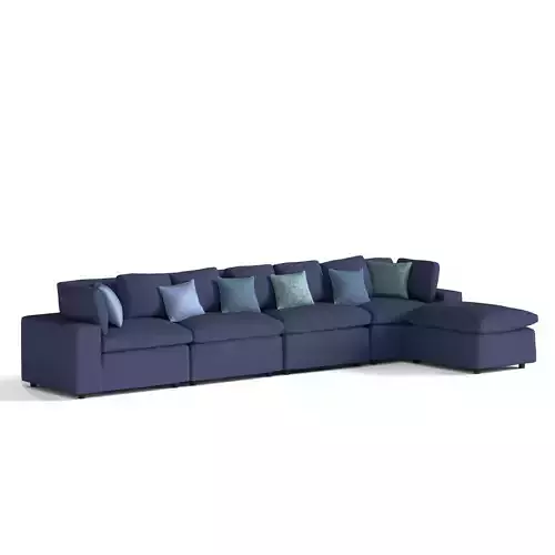 Modular Sofa 5 Seater L Shape Sofa Set