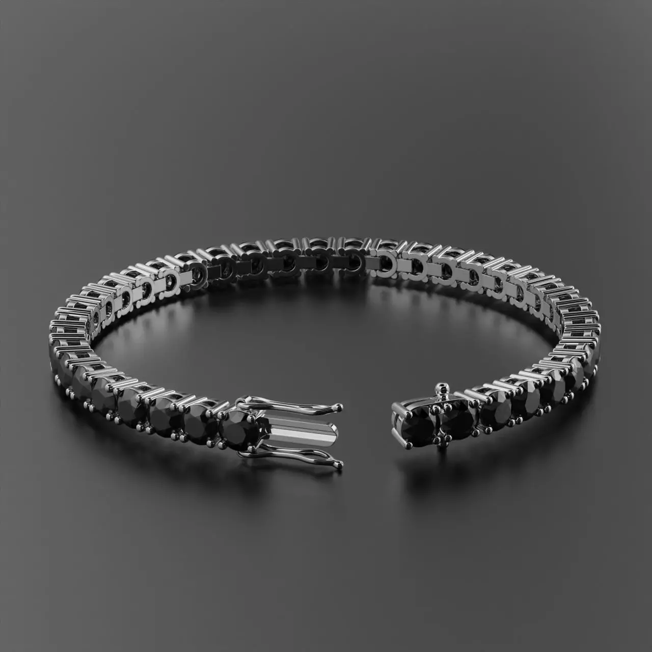 Tennis Braclet Round 5mm 3D print model