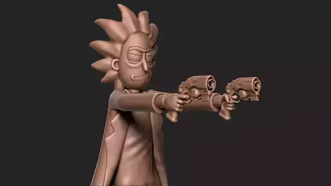 Rick and Morty 3D print model