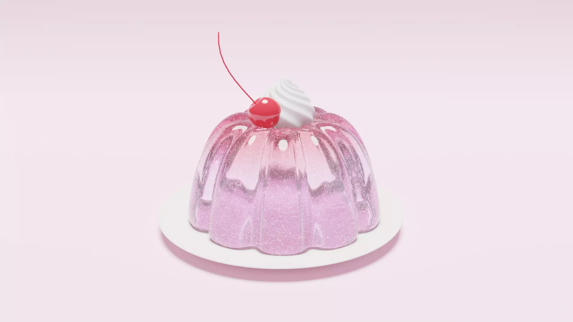 Jelly dessert 3D model_0