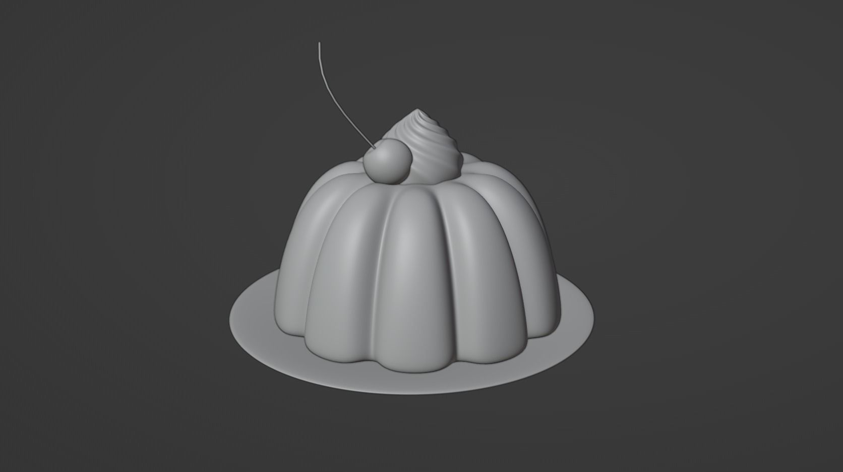 Jelly dessert 3D model_1