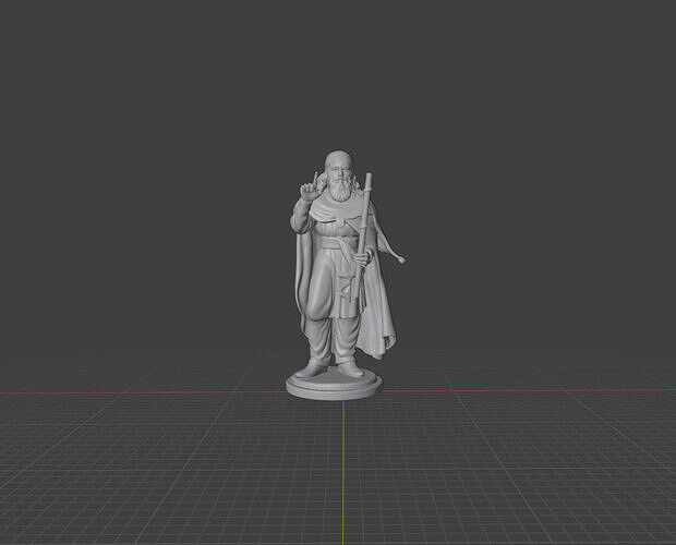 Zoroaster statue 3D print model