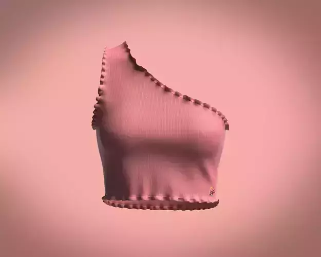 Girls one shoulder top