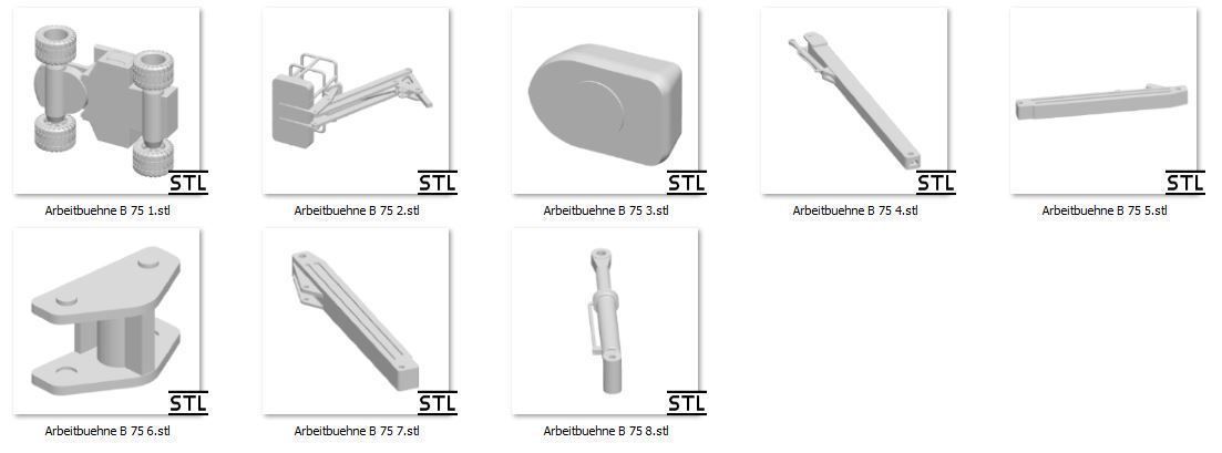 Boom Lift Typ B 3D print model_2