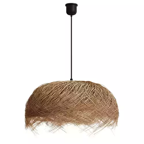 Rattan chandelier Samai La Redoute 3D model