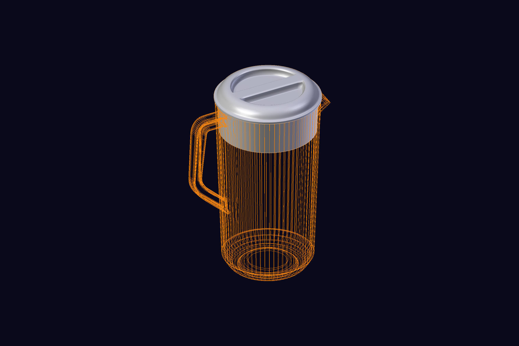 Water Jug 3D model_3