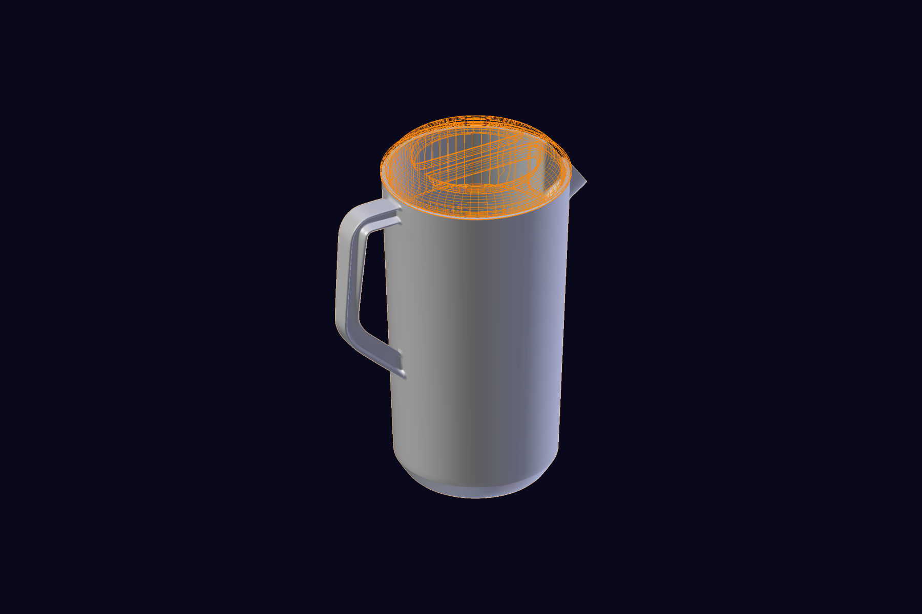 Water Jug 3D model_2