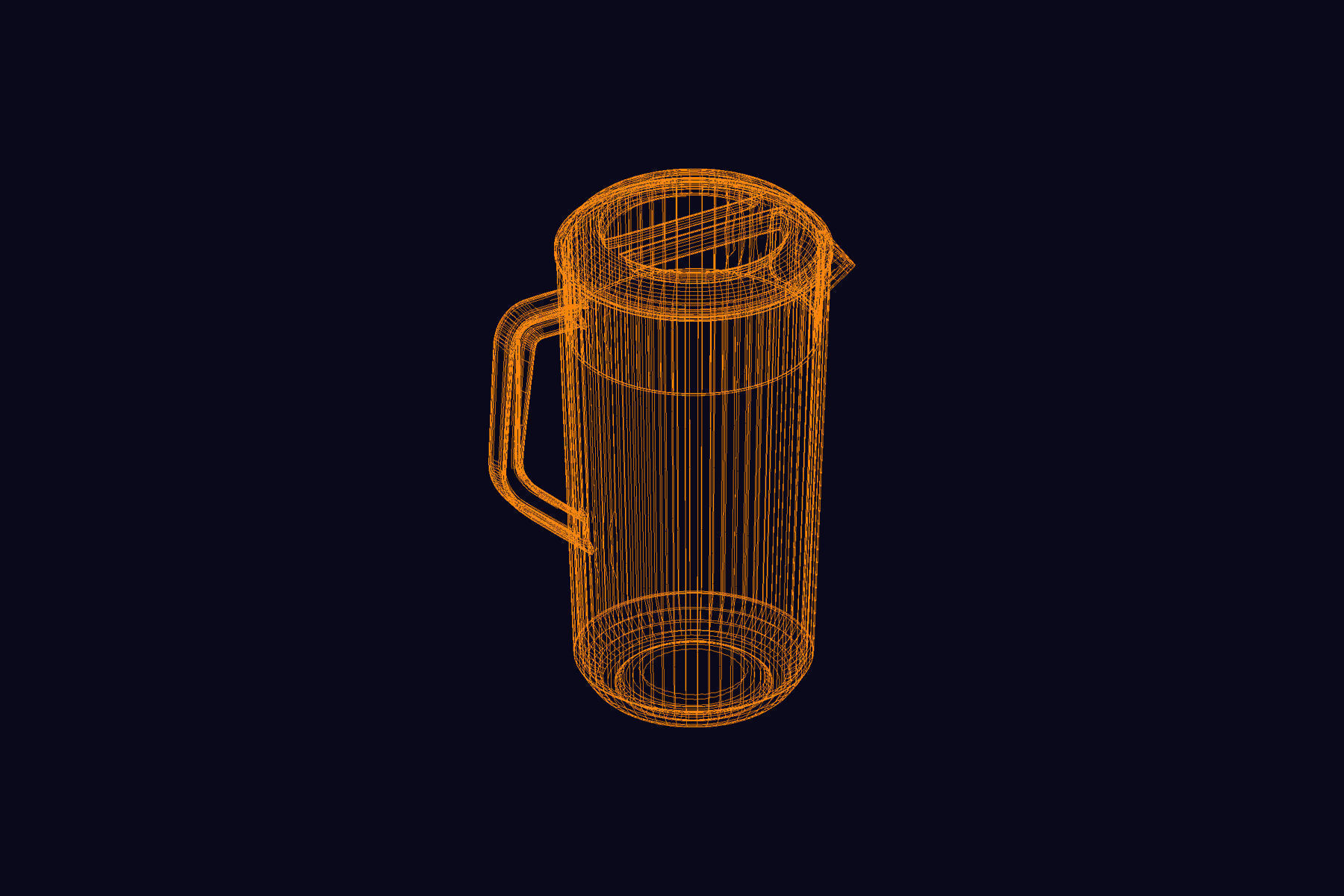 Water Jug 3D model_4