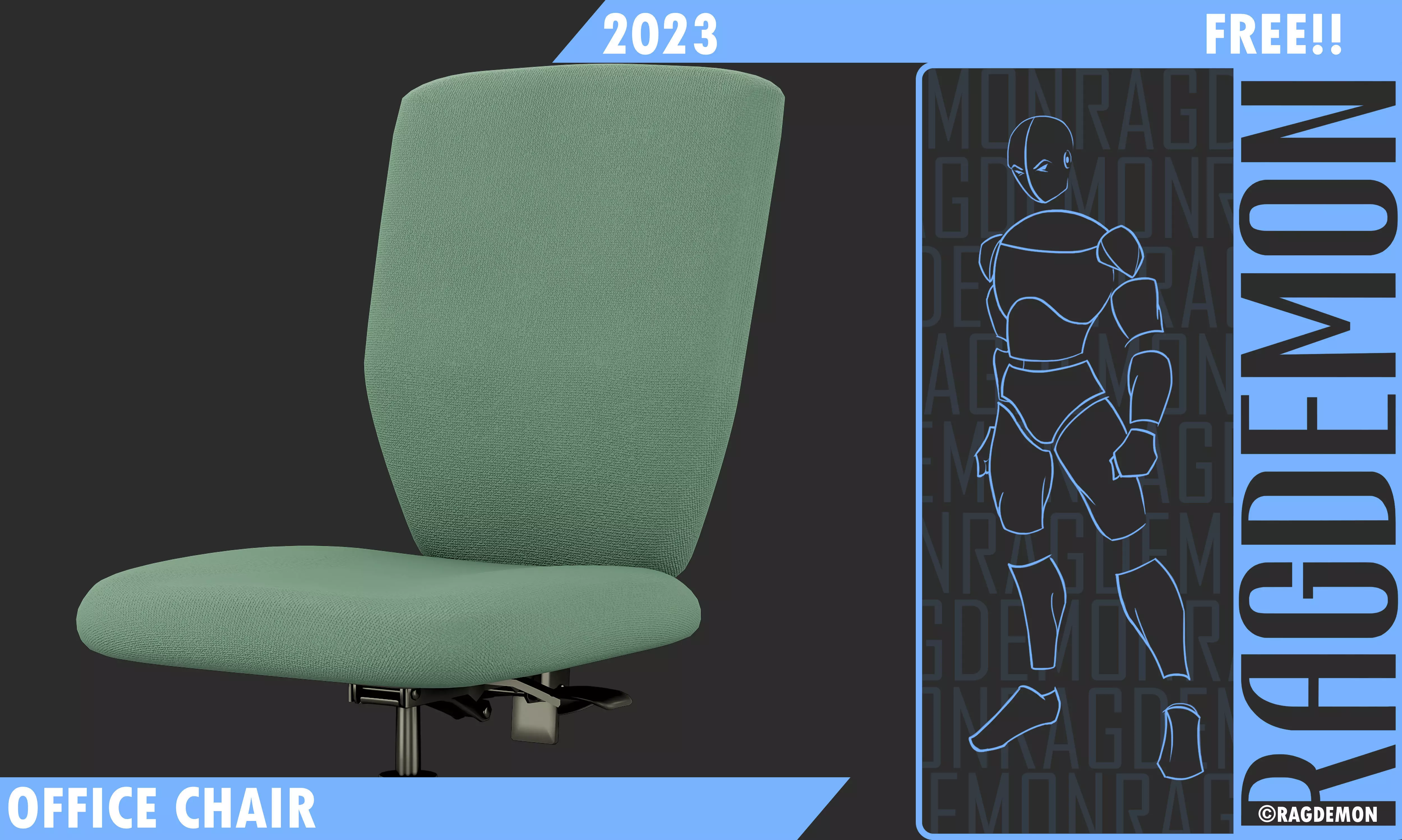 OFFICE CHAIR Free 3D model