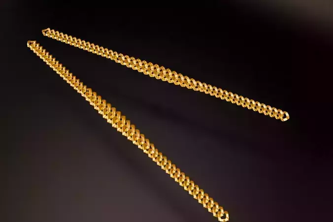gradian cuban chain 3d model