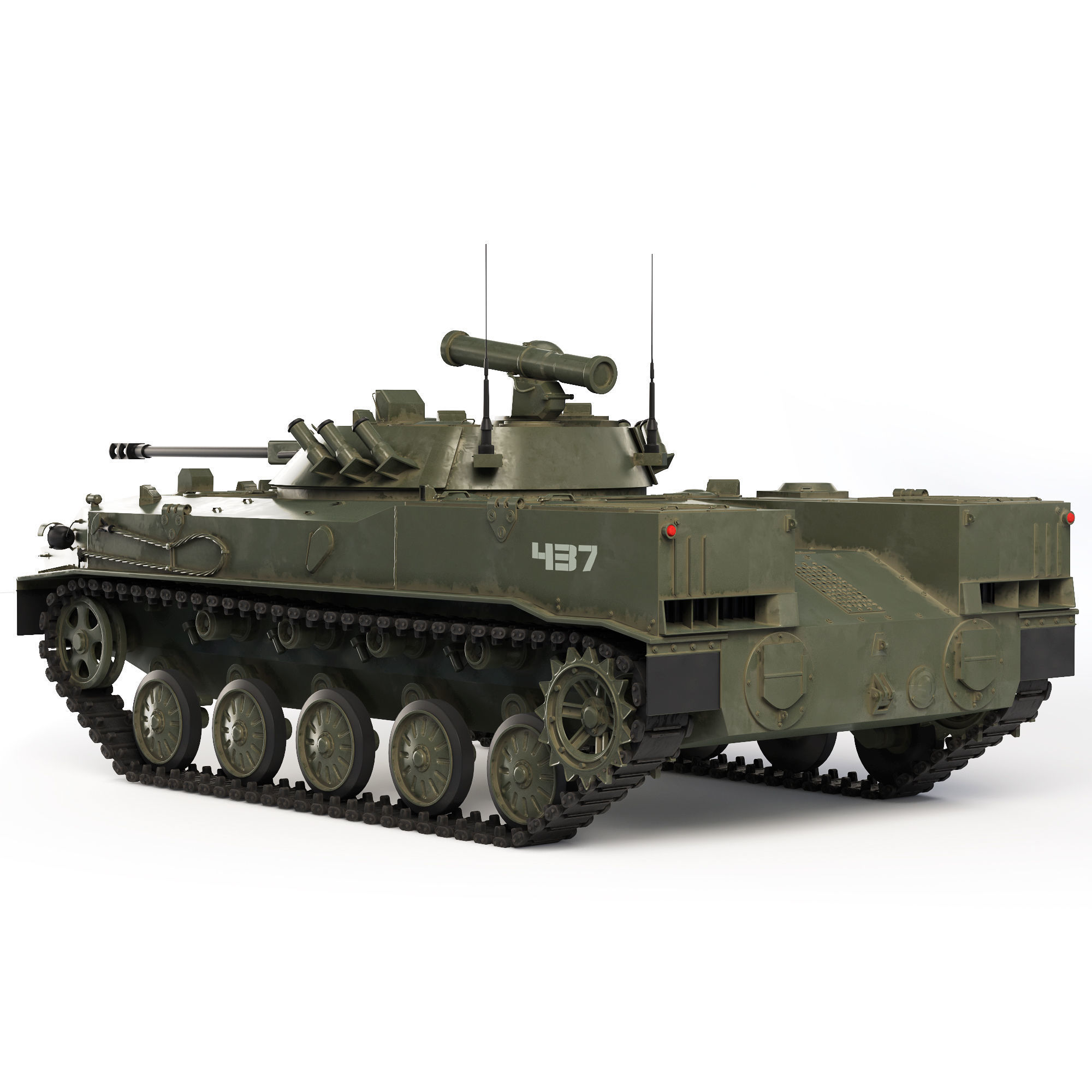 BMD-3 Bakhcha 1990 3D model_5