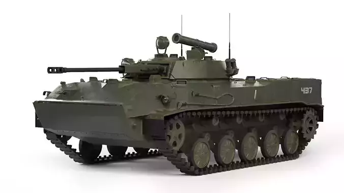 BMD-3 Bakhcha 1990 3D model