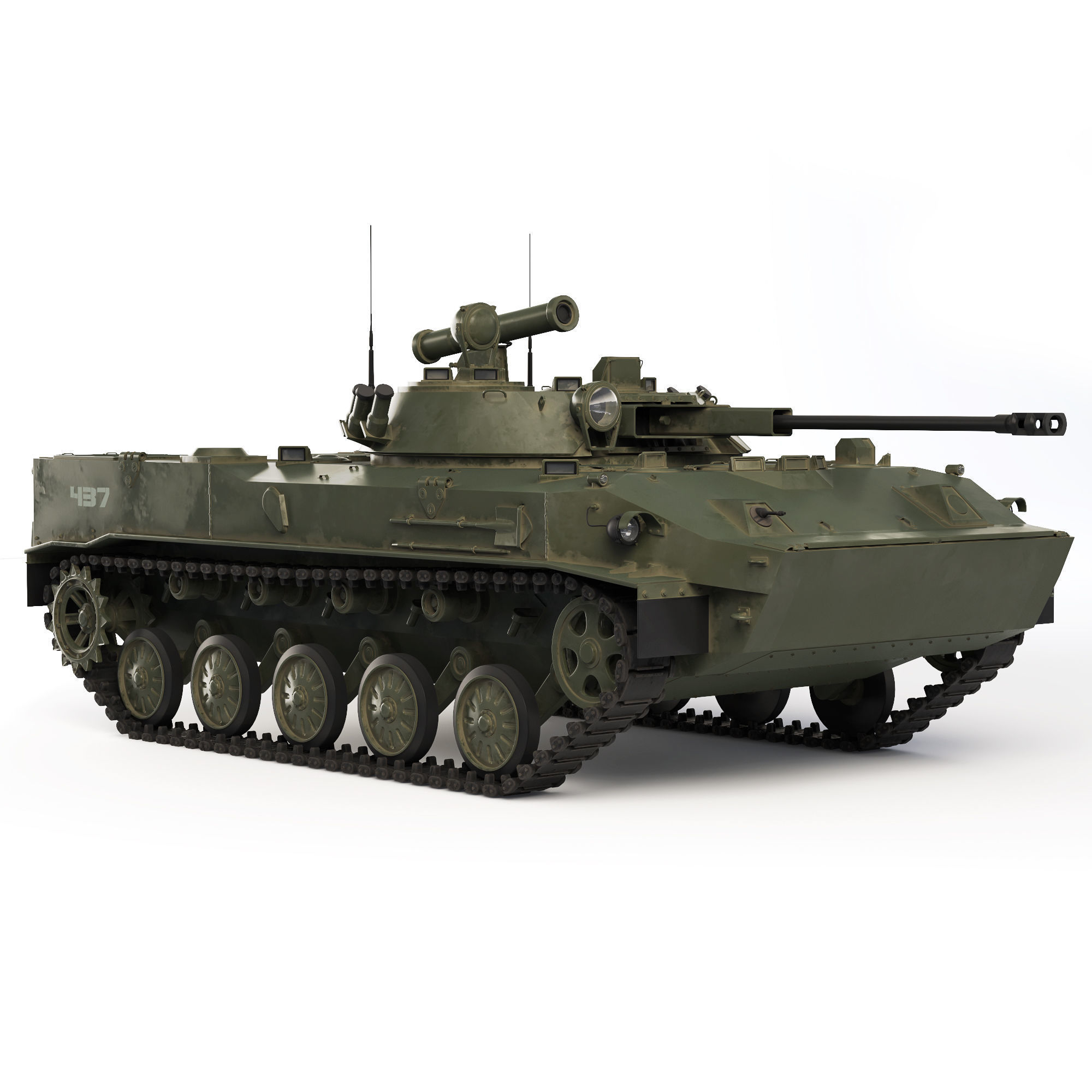 BMD-3 Bakhcha 1990 3D model_8