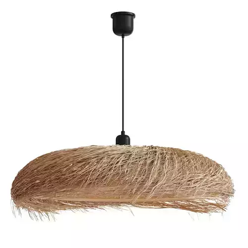 Natural fiber chandelier Samai La Redoute 3D model