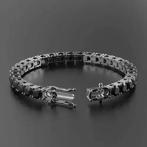 Tennis Braclet Round 6mm  3D print model