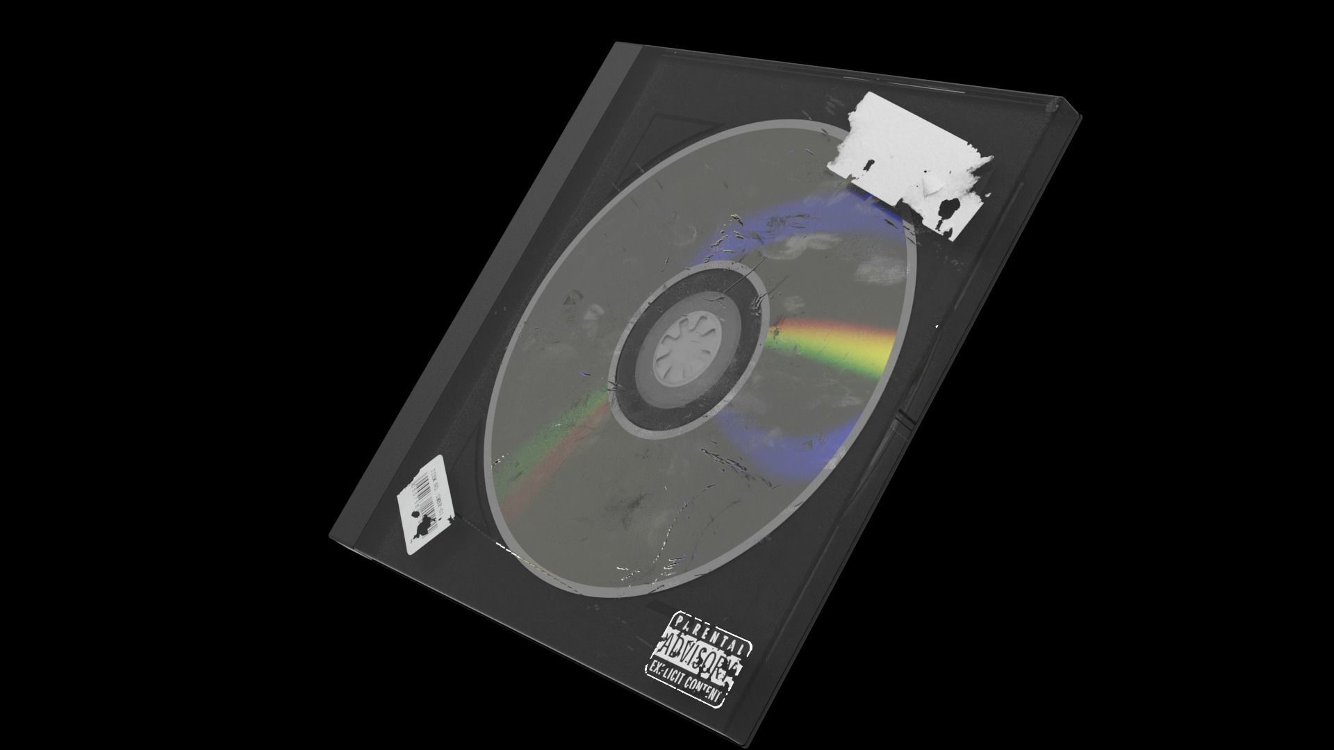 CD case With CD 3D model_4