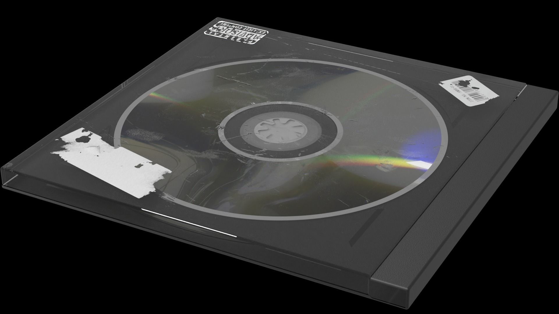 CD case With CD 3D model_5