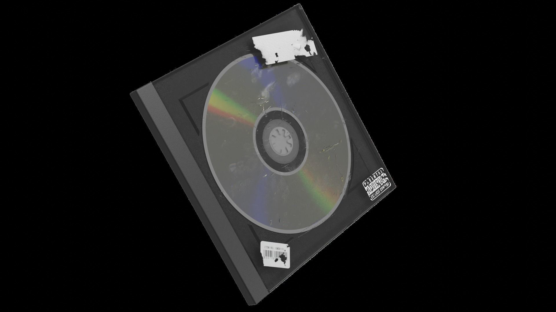 CD case With CD 3D model_3