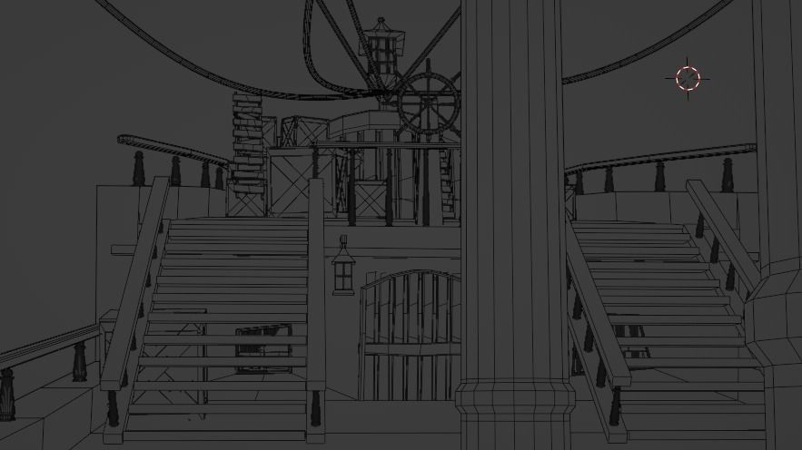 Pirate Ship Model 3D model_9