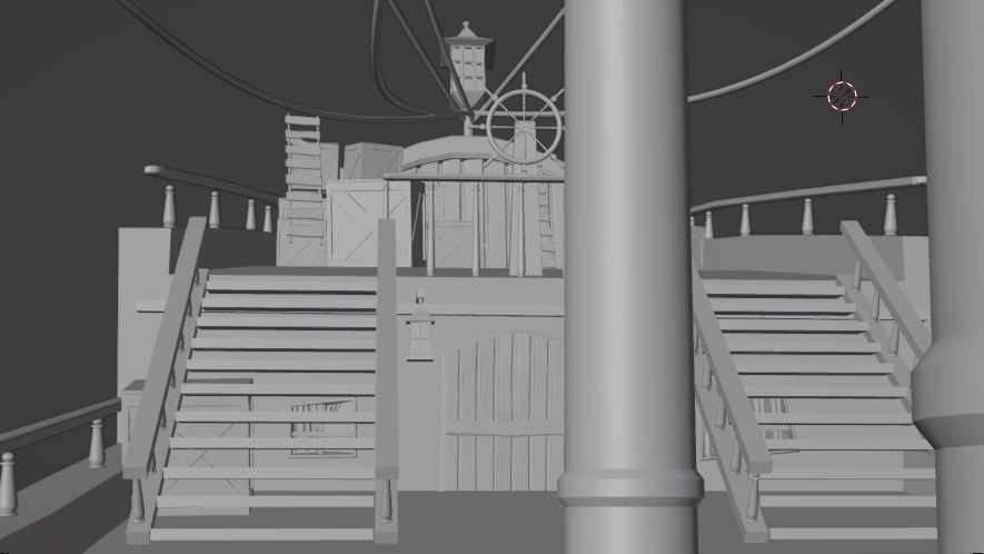 Pirate Ship Model 3D model_7