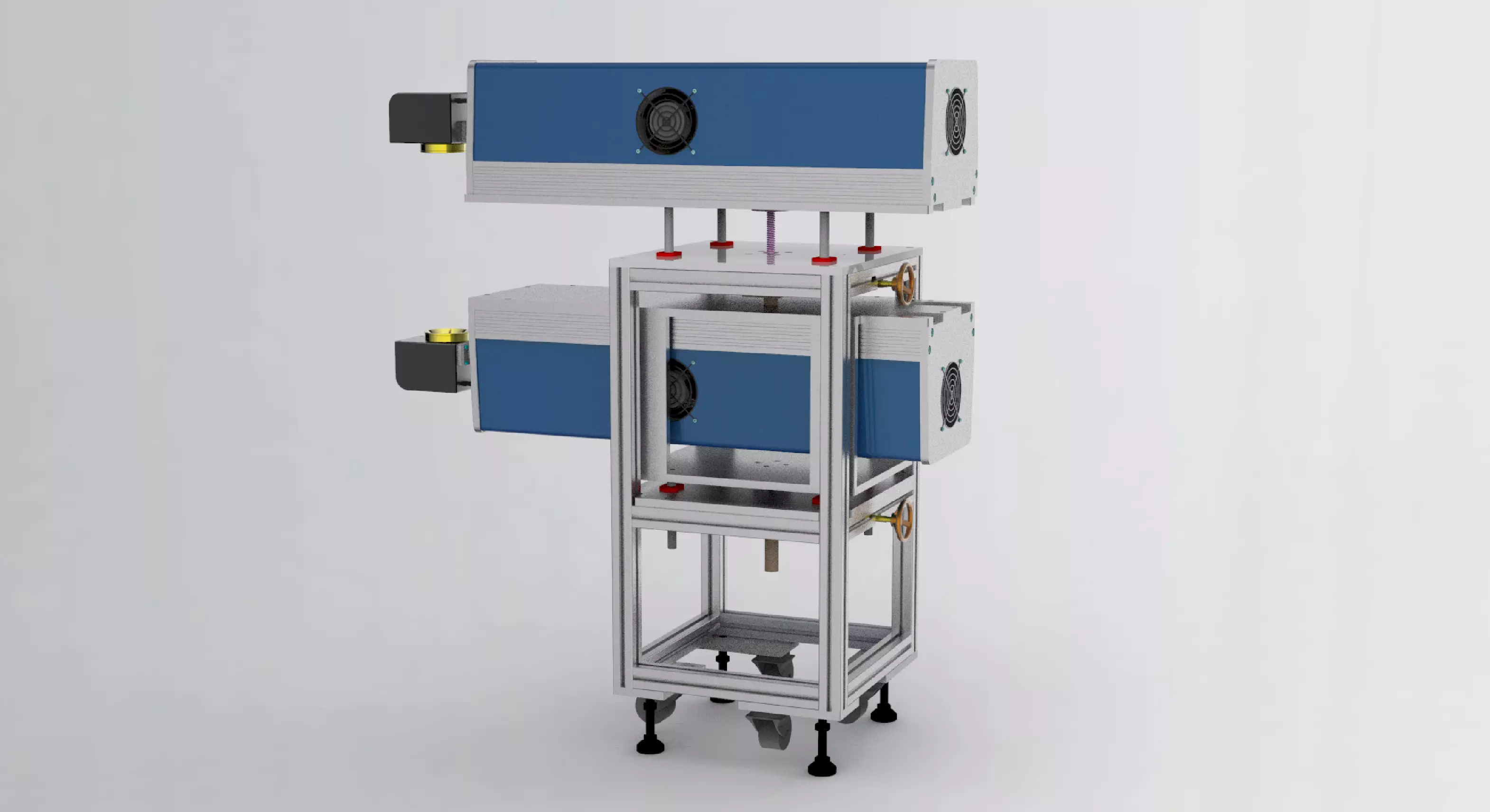 Coaxial cable stripping machine 3D model