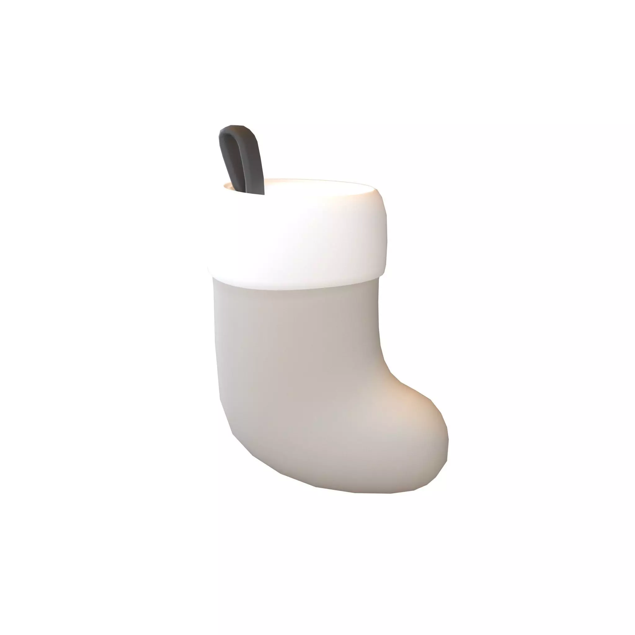 Christmas Sock v1 007 Low-poly 3D model_0