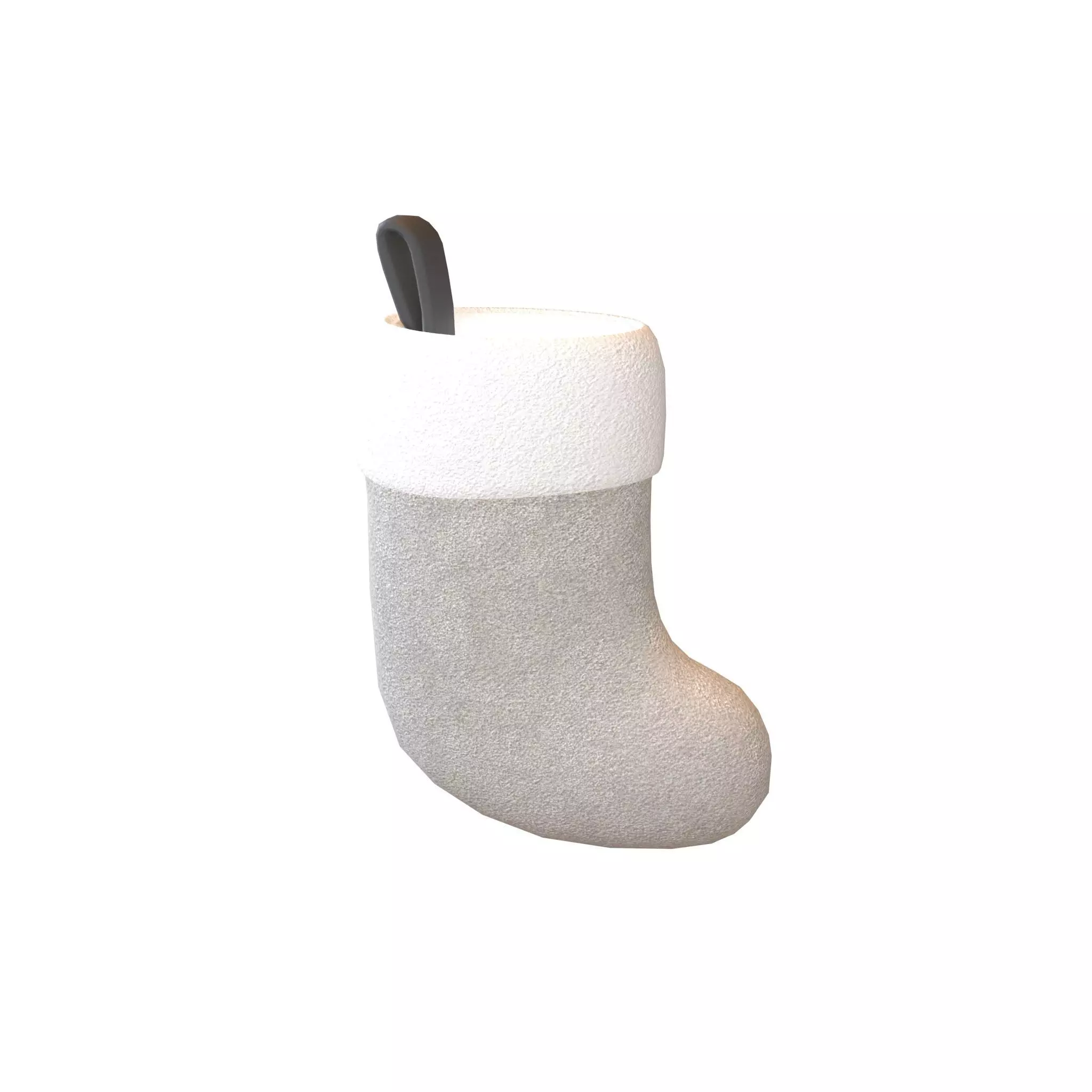 Christmas Sock v1 008 Low-poly 3D model_0