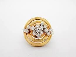 YD246 gold and diamond ring 3D print model_10