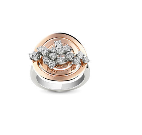 YD246 gold and diamond ring 3D print model_2