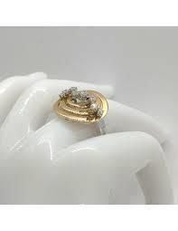 YD246 gold and diamond ring 3D print model_22