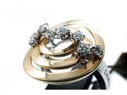 YD246 gold and diamond ring 3D print model_20