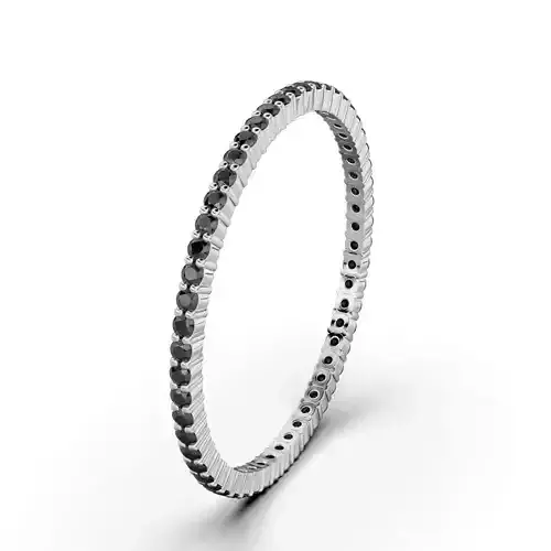 ETERNITY Ring Round 1mm  Band 3D print model