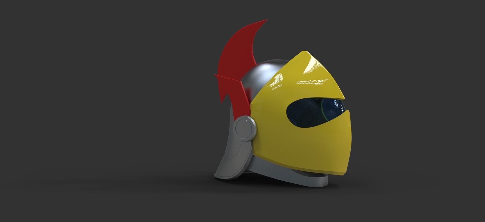 Actarus Helmet Duke Fleed  3D print model_2