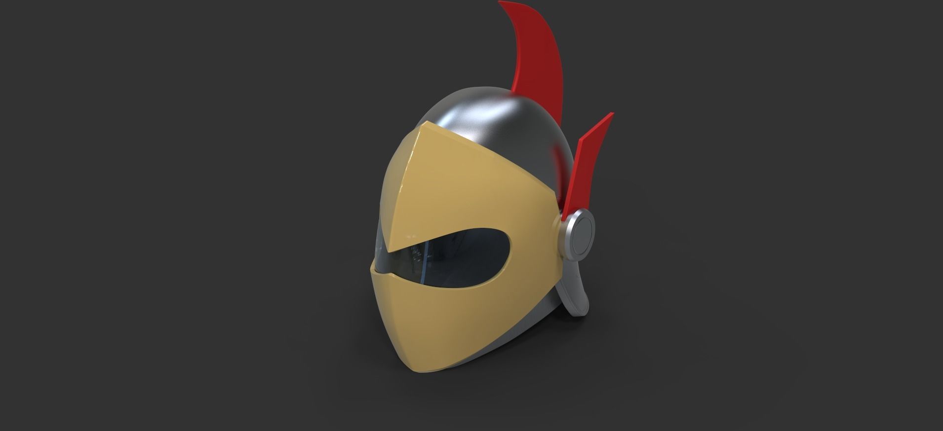 Actarus Helmet Duke Fleed  3D print model_5