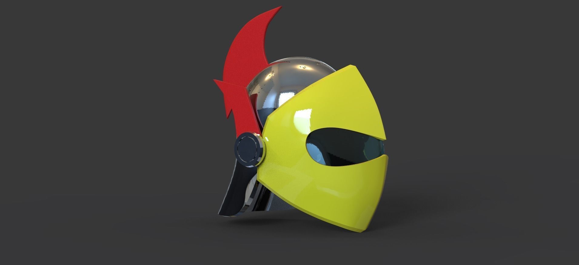 Actarus Helmet Duke Fleed  3D print model_1