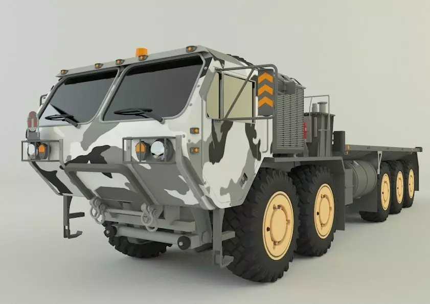 Hemtt A4 Military Container Truck 3D model