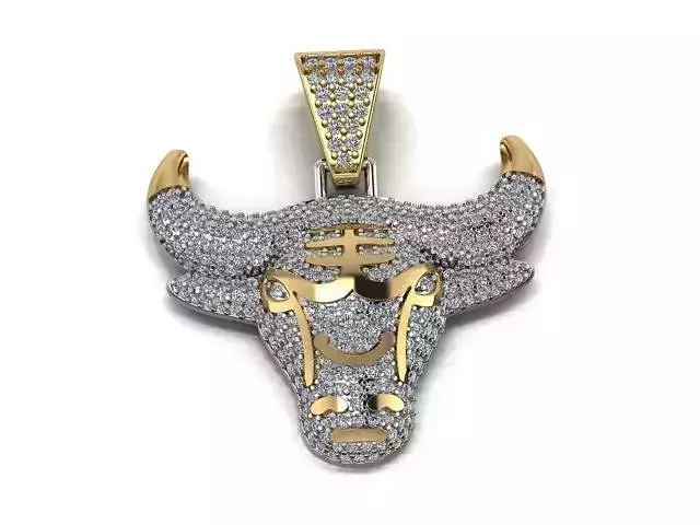 bull necklace