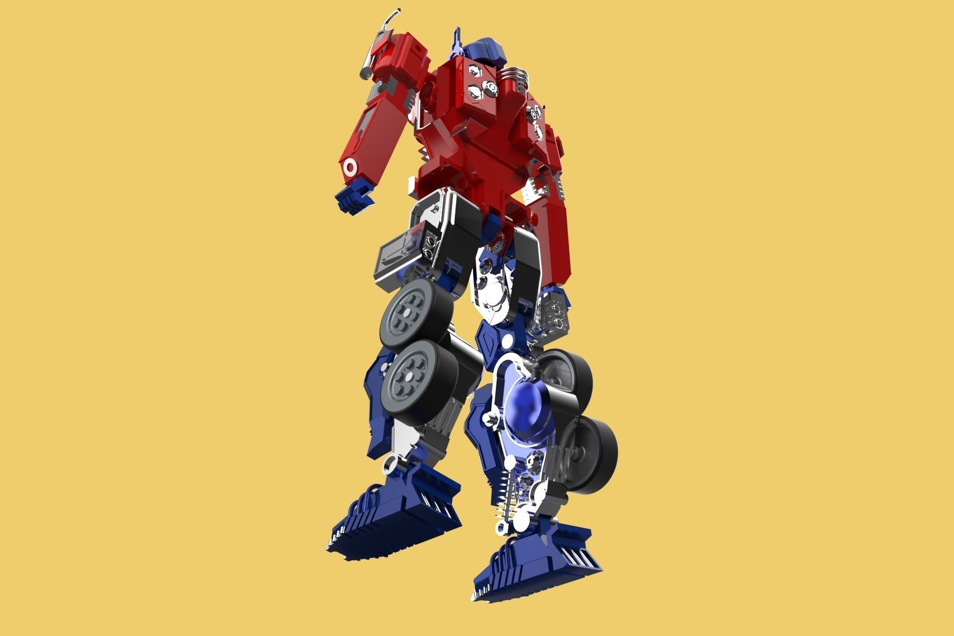 OPTIMUS PRIME TRANSFORMERS AUTOBOTS 3D model_7