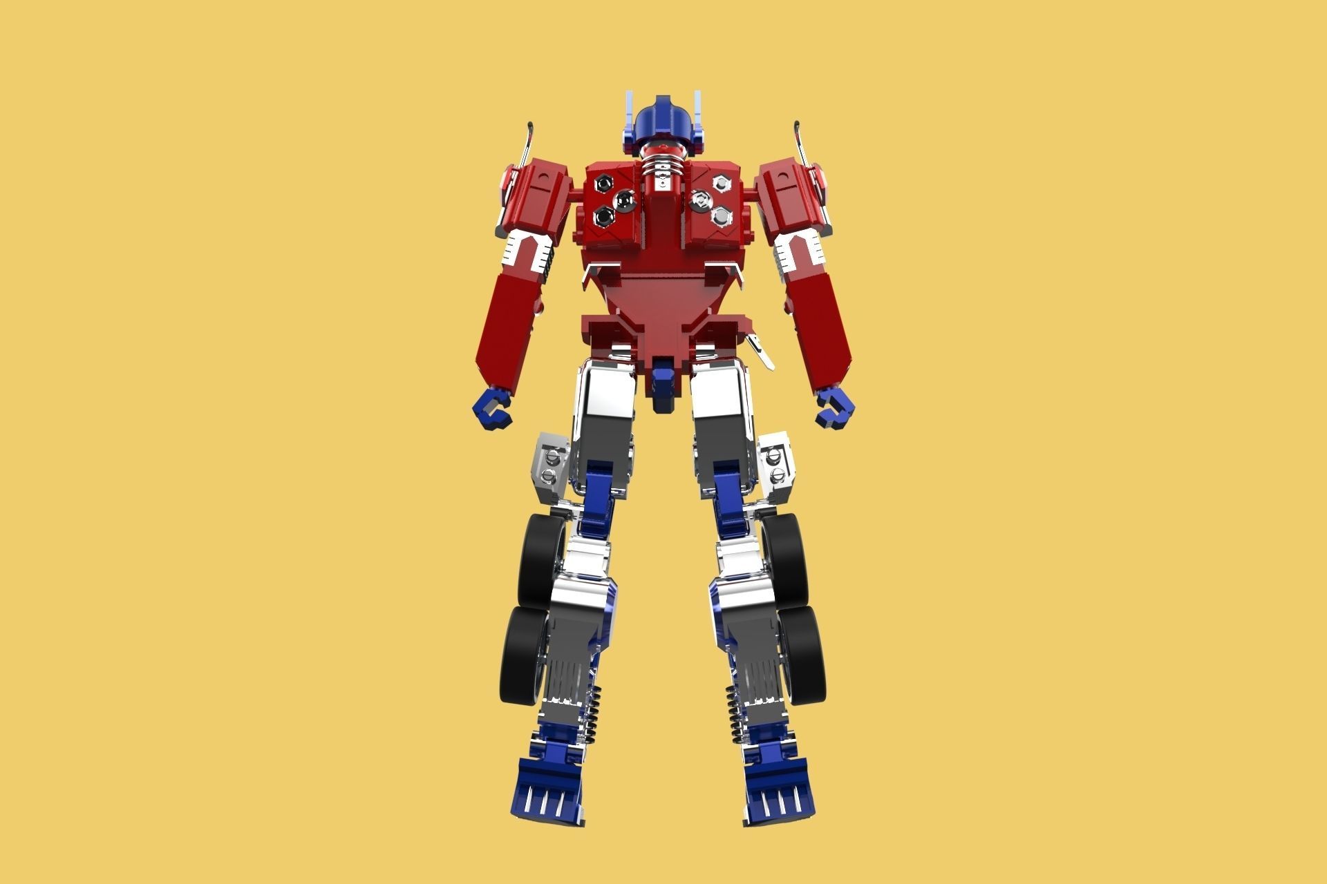 OPTIMUS PRIME TRANSFORMERS AUTOBOTS 3D model_2