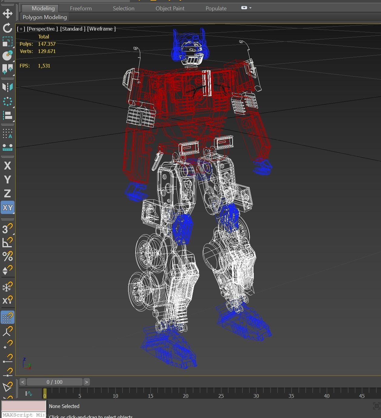 OPTIMUS PRIME TRANSFORMERS AUTOBOTS 3D model_9
