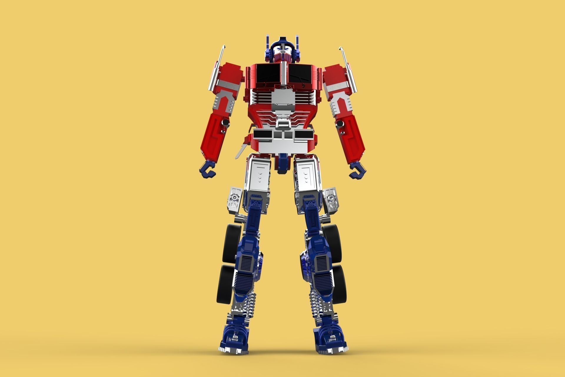 OPTIMUS PRIME TRANSFORMERS AUTOBOTS 3D model_1