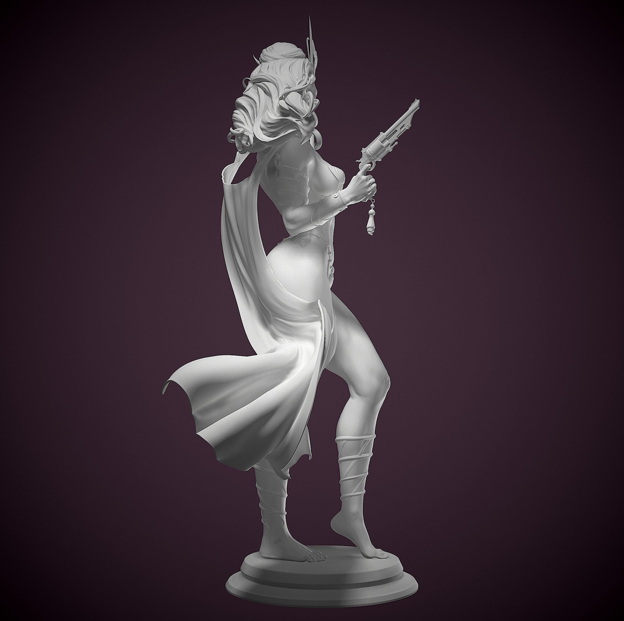 Dejah Toris with NSFW 3D print model_16