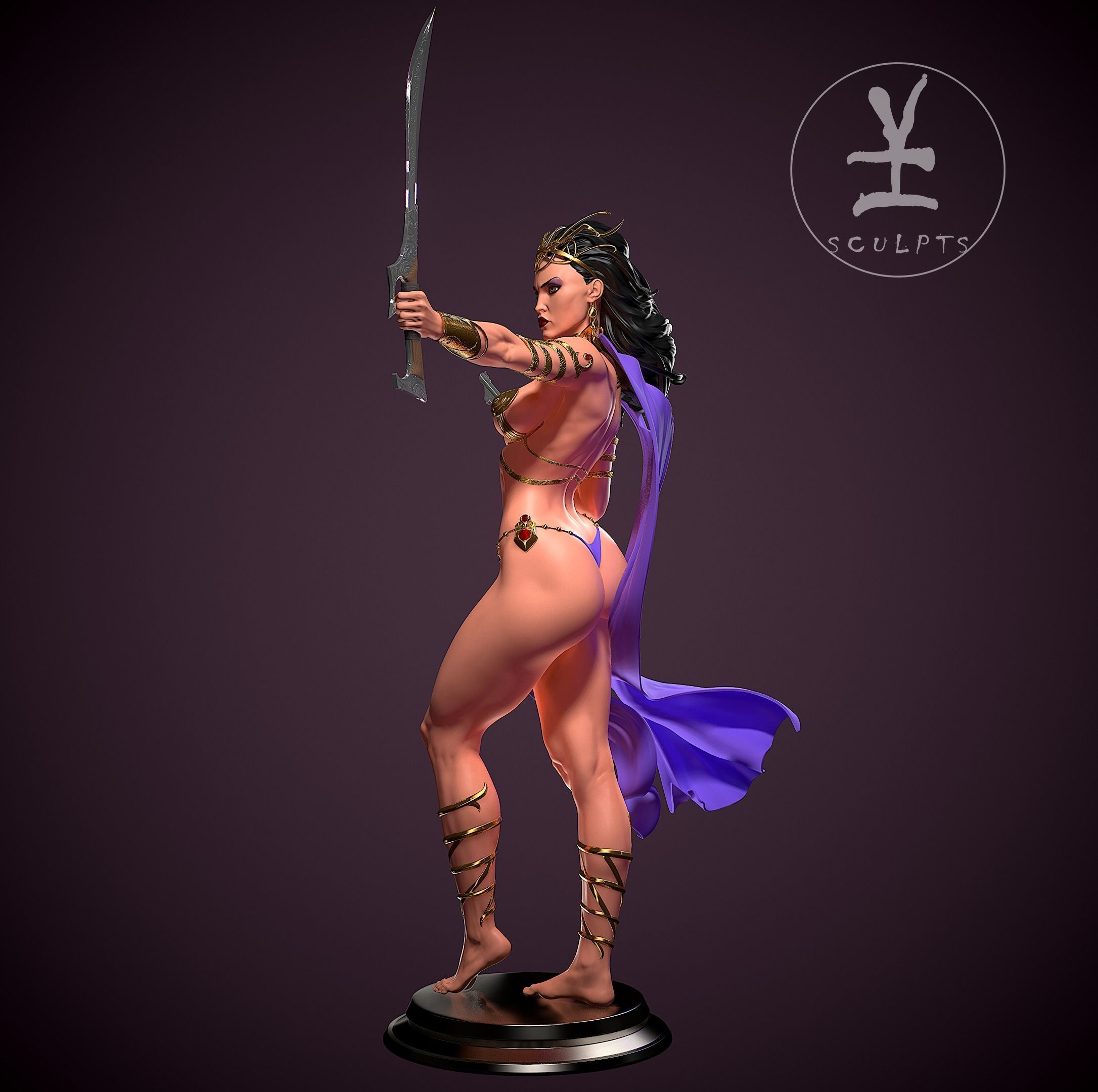 Dejah Toris with NSFW 3D print model_4