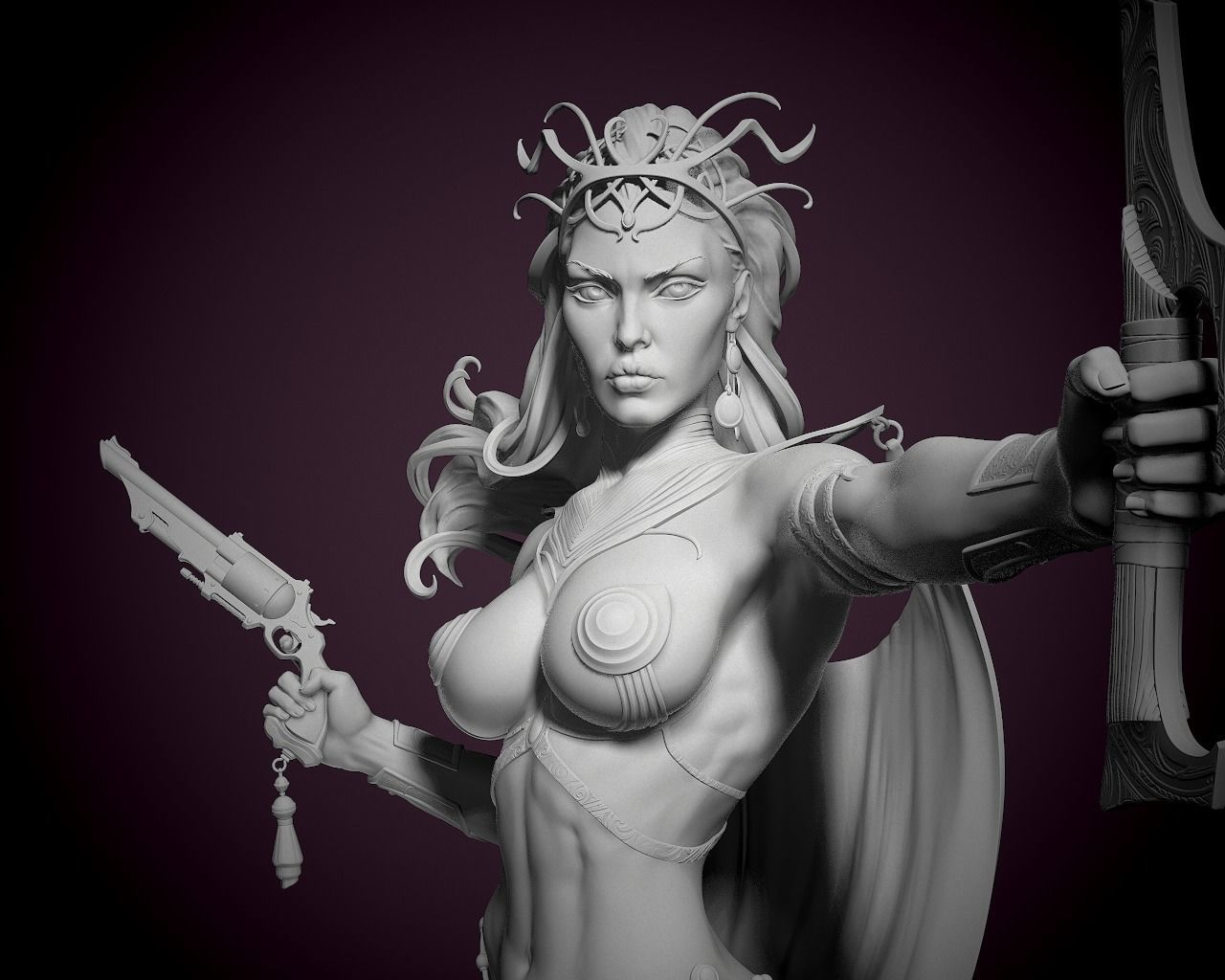 Dejah Toris with NSFW 3D print model_21