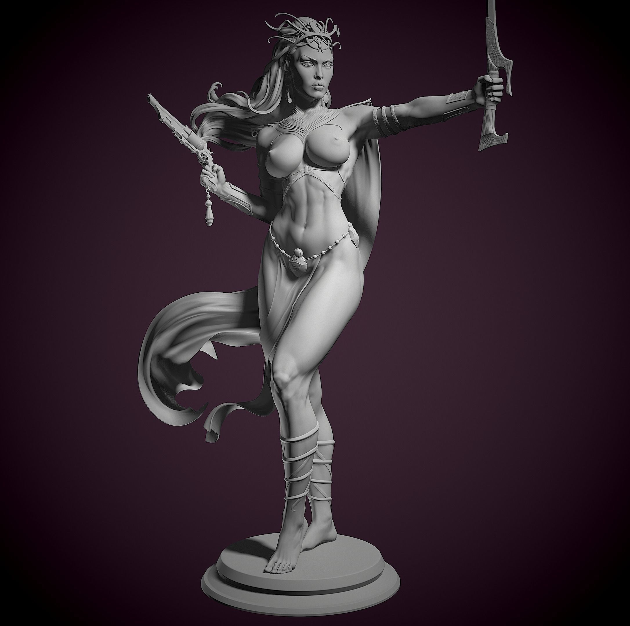 Dejah Toris with NSFW 3D print model_19