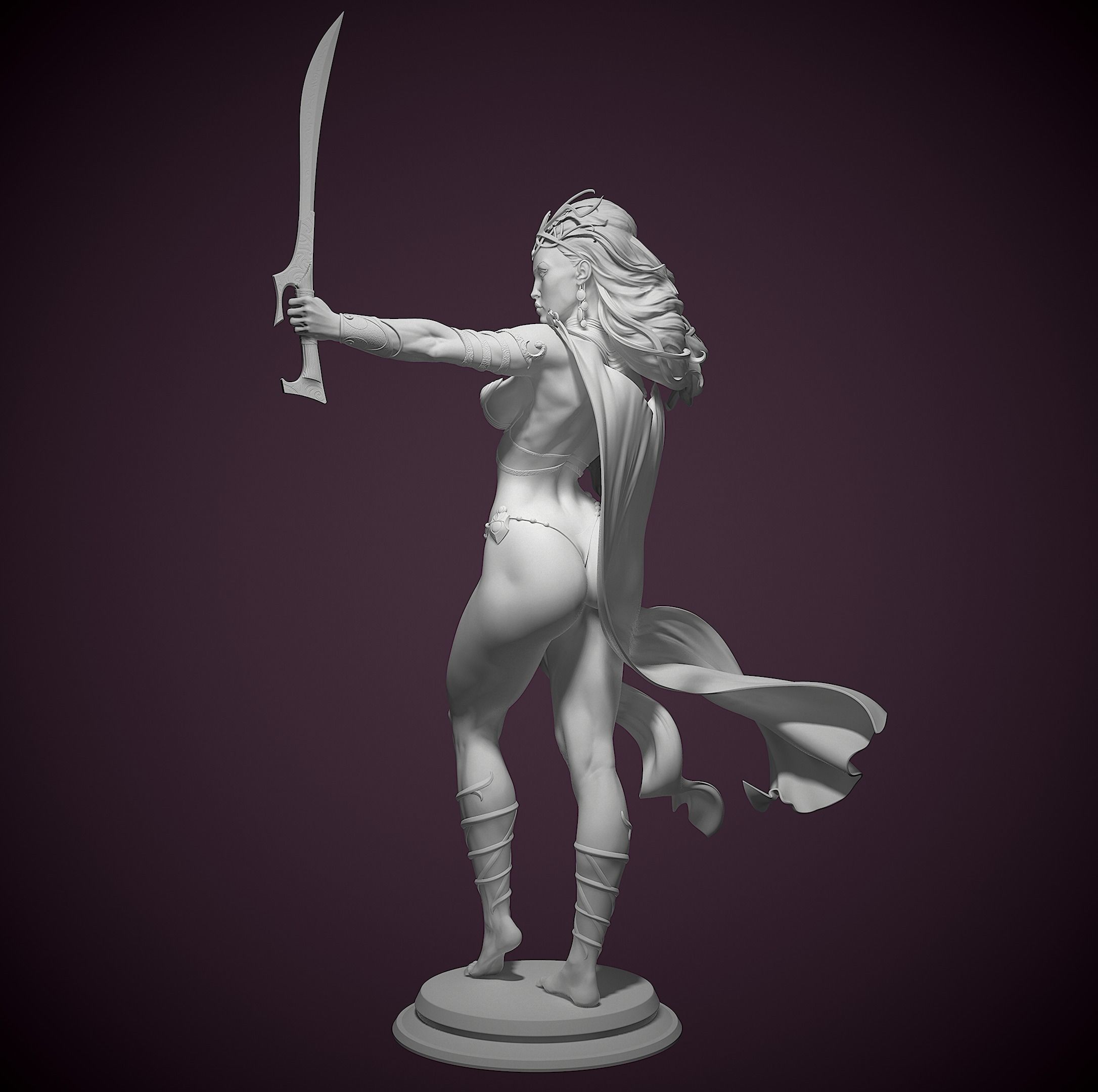 Dejah Toris with NSFW 3D print model_13