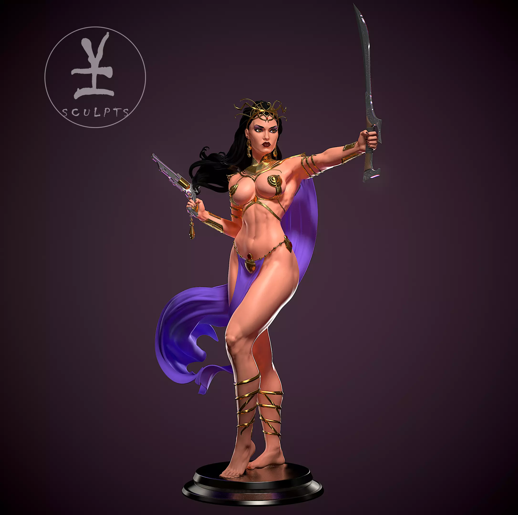 Dejah Toris with NSFW 3D print model_0